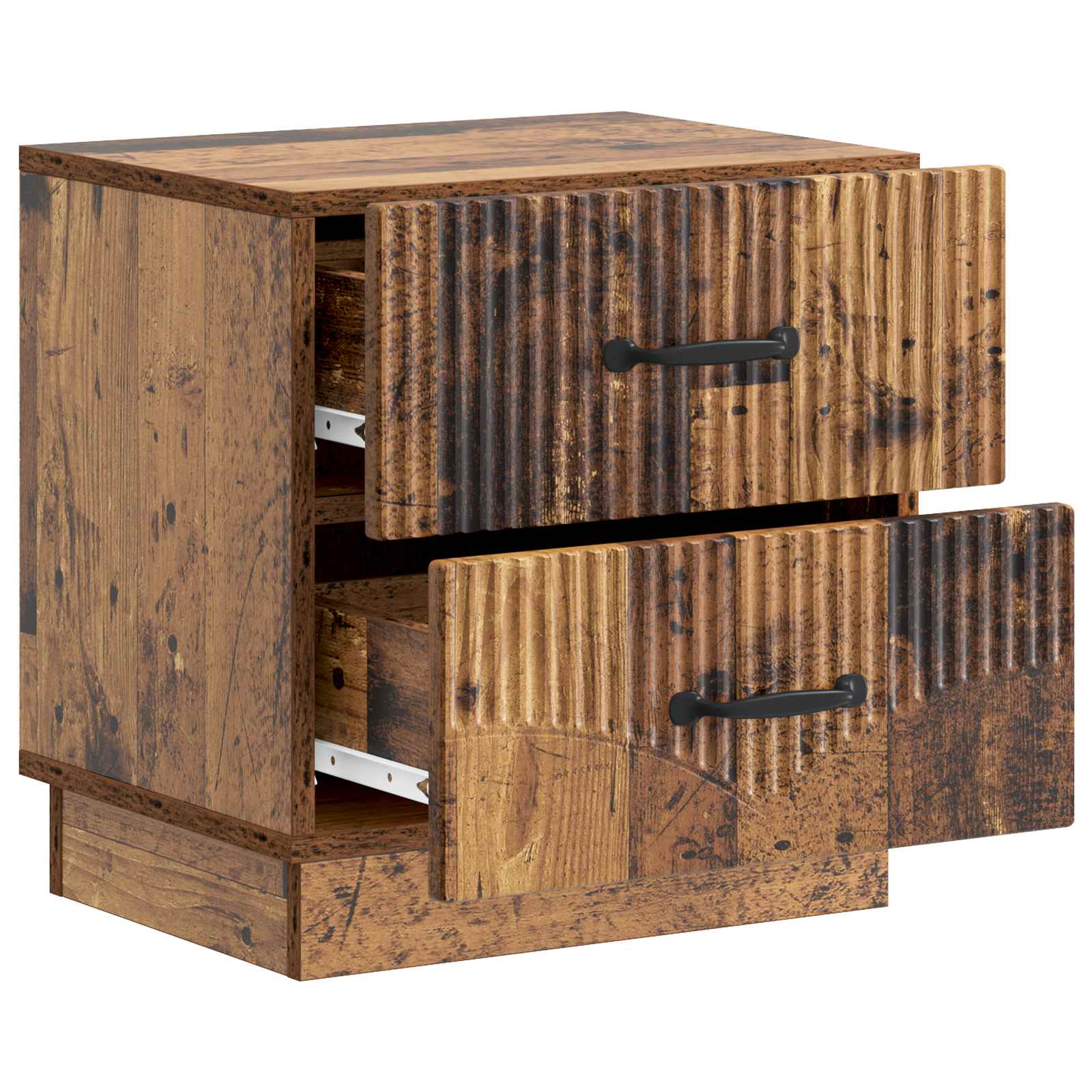 Armadio da Notte 2 pcs Legno antico 43 x 34,5 x 44,5 cm | homemem39
