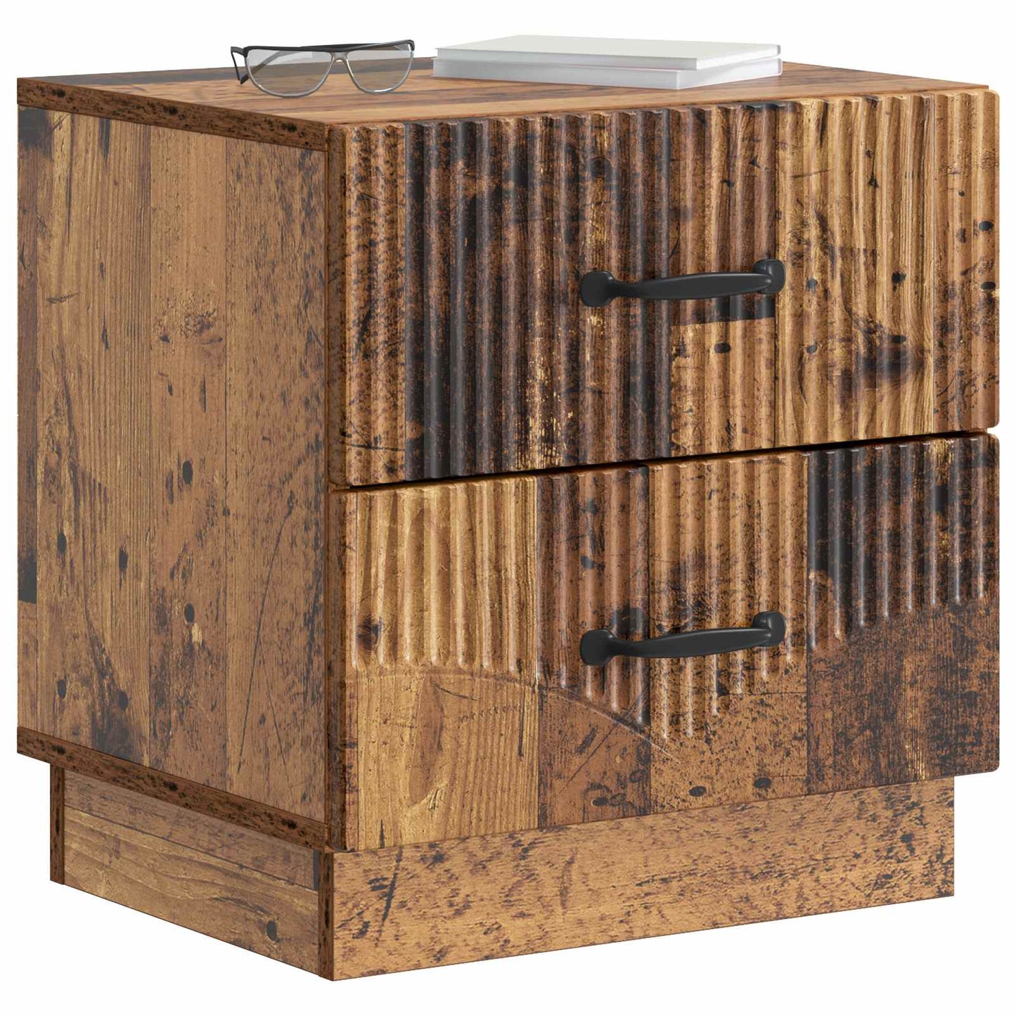 Armadio da Notte 2 pcs Legno antico 43 x 34,5 x 44,5 cm | homemem39