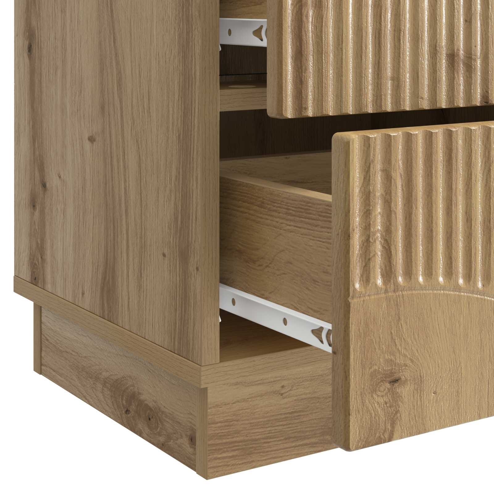 Armadio da Notte Rovere Artigianale 43 x 34,5 x 44,5 cm | homemem39
