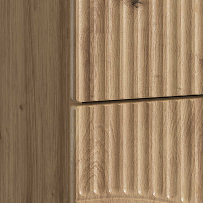 Armadio da Notte 2 pcs Rovere Artigianale 43 x 34,5 x 44,5 cm | homemem39