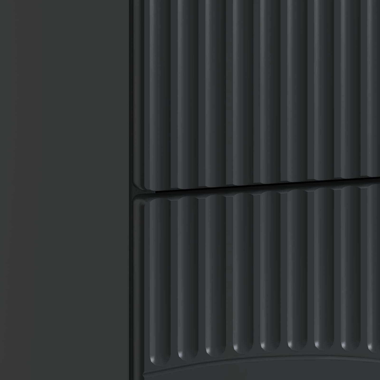 Armadio da Notte Nero 62 x 34,5 x 44,5 cm Legno ingegnerizzato | homemem39