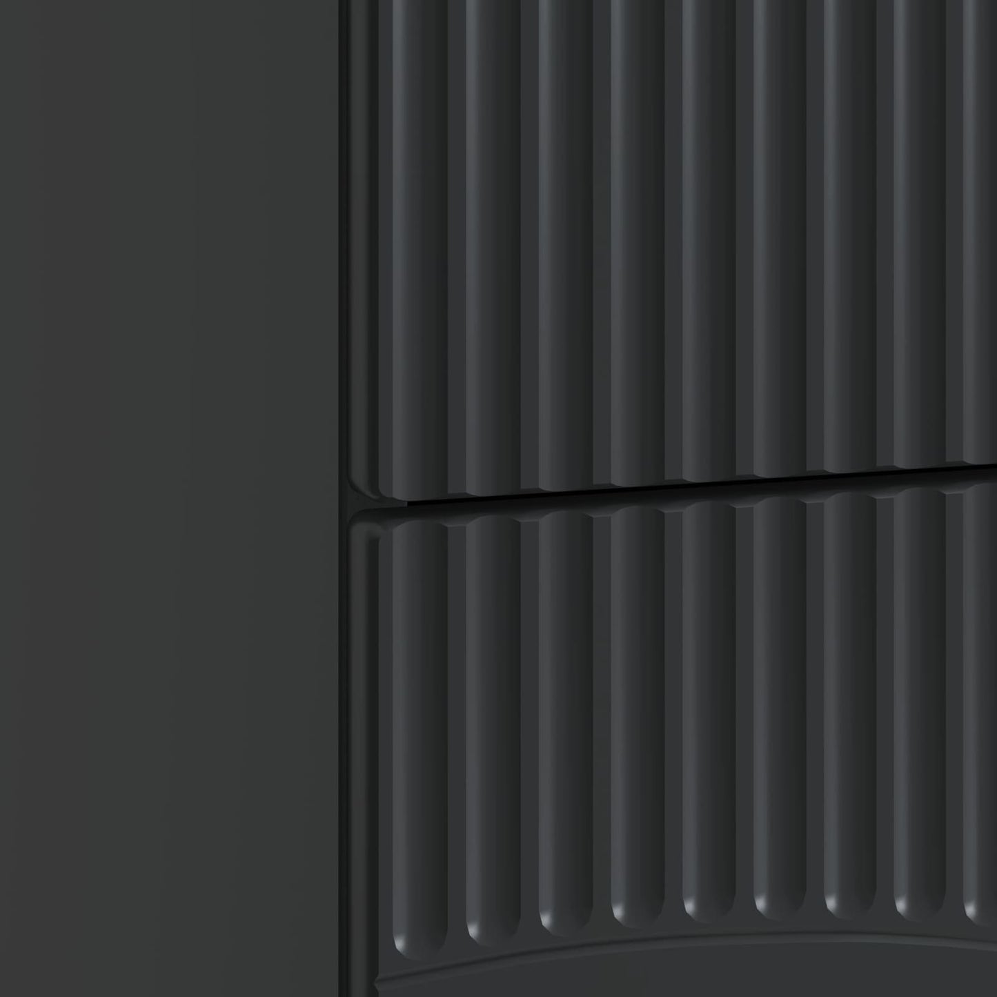 Armadio da Notte Nero 62 x 34,5 x 44,5 cm Legno ingegnerizzato