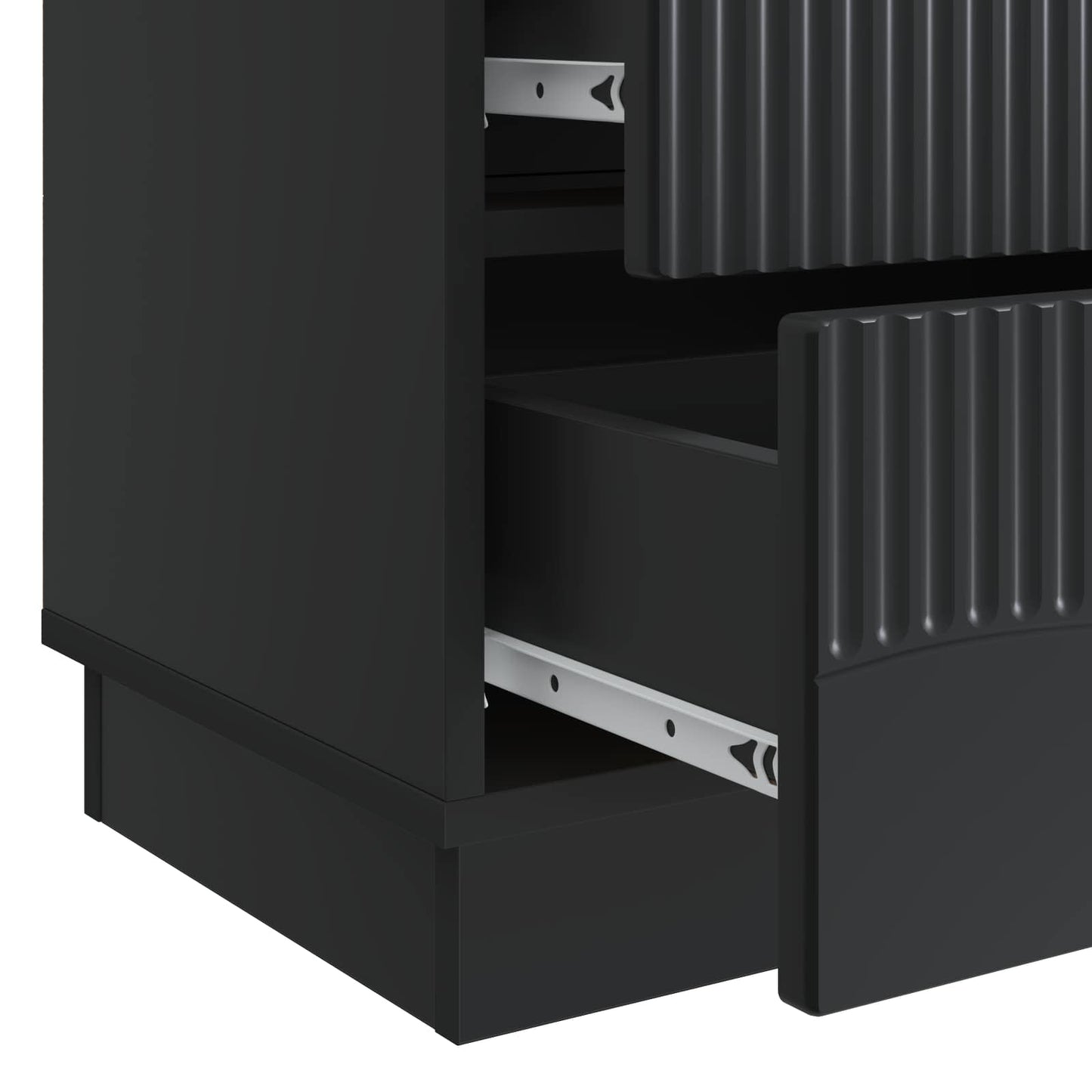 Armadio da Notte Nero 62 x 34,5 x 44,5 cm Legno ingegnerizzato | homemem39