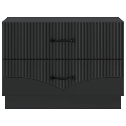 Armadio da Notte Nero 62 x 34,5 x 44,5 cm Legno ingegnerizzato | homemem39