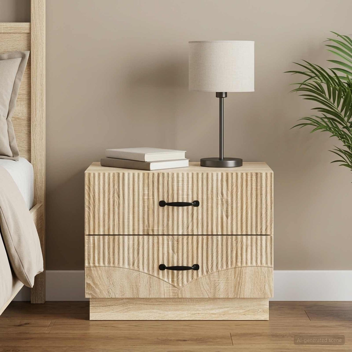 Armadio da Notte con cassetto Rovere Sonoma 62 x 34,5 x 44,5 cm