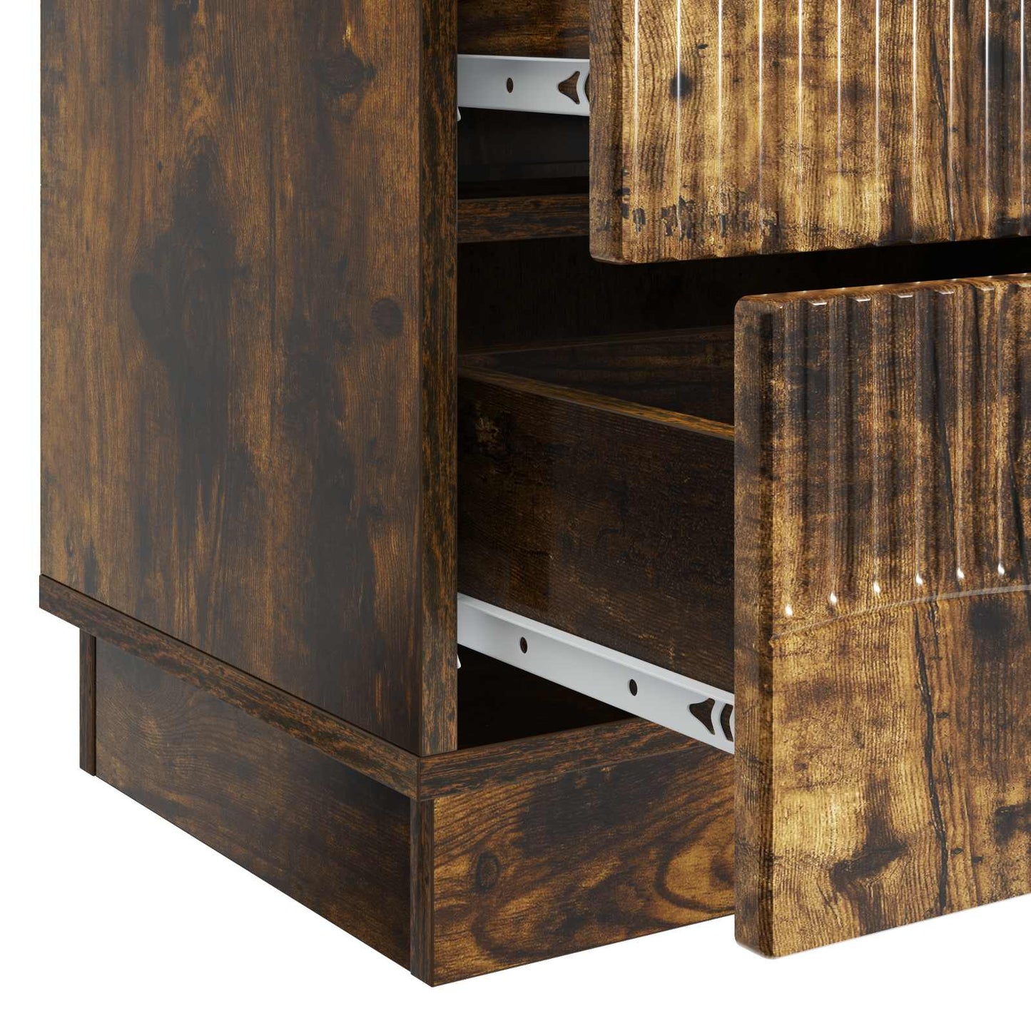 Armadio da Notte con cassetto Rovere Fumo 62 x 34,5 x 44,5 cm | homemem39