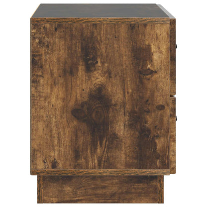 Armadio da Notte con cassetto Rovere Fumo 62 x 34,5 x 44,5 cm | homemem39