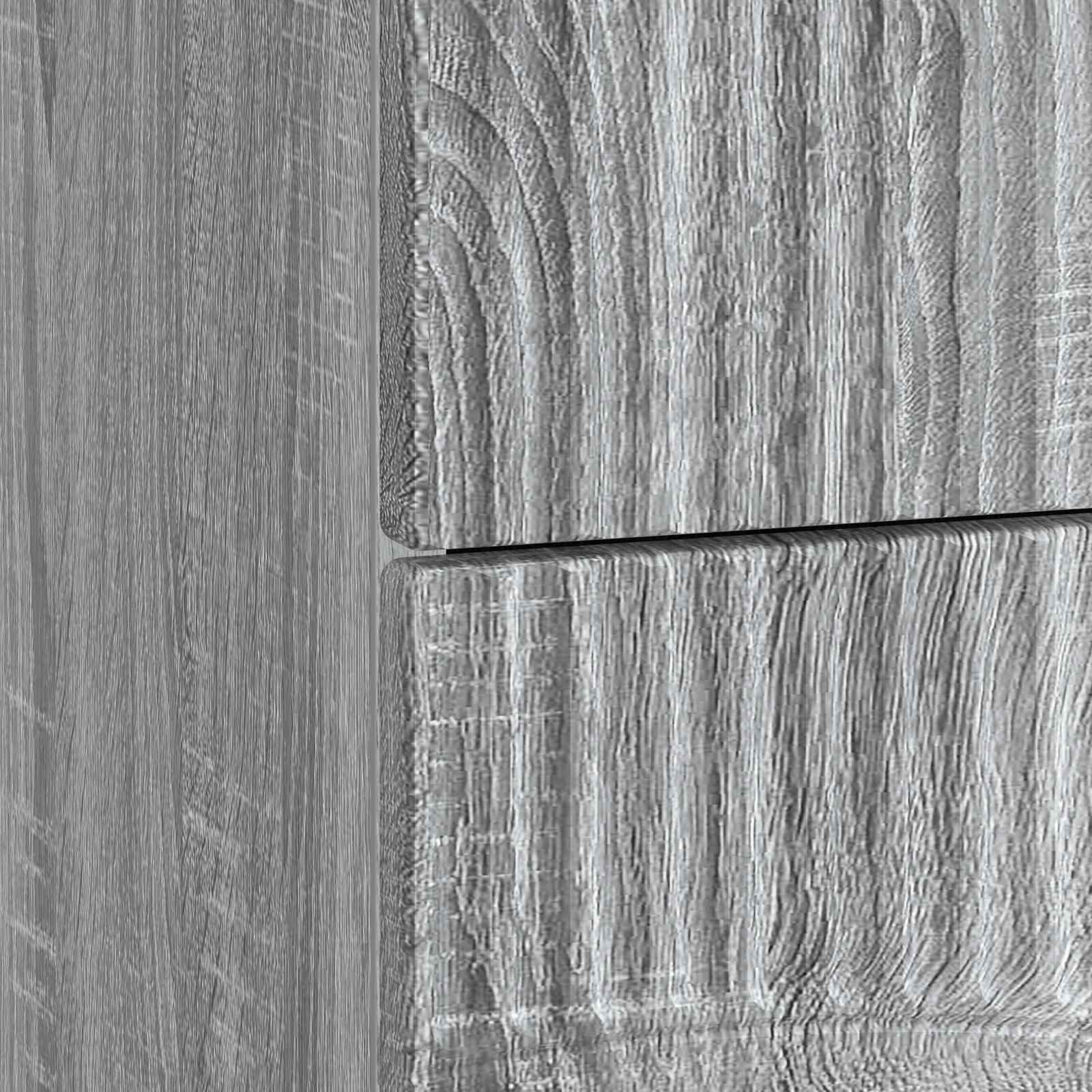 Armadio da Notte con cassetto Grigio Sonoma 62 x 34,5 x 44,5 cm | homemem39