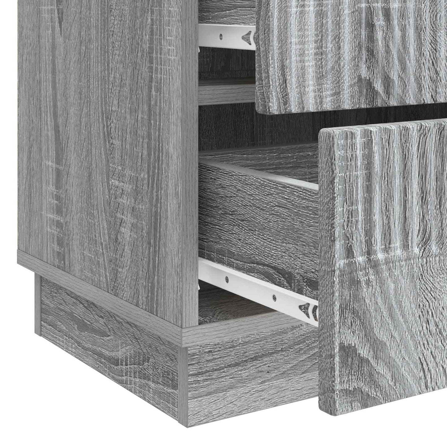 Armadio da Notte con cassetto Grigio Sonoma 62 x 34,5 x 44,5 cm | homemem39