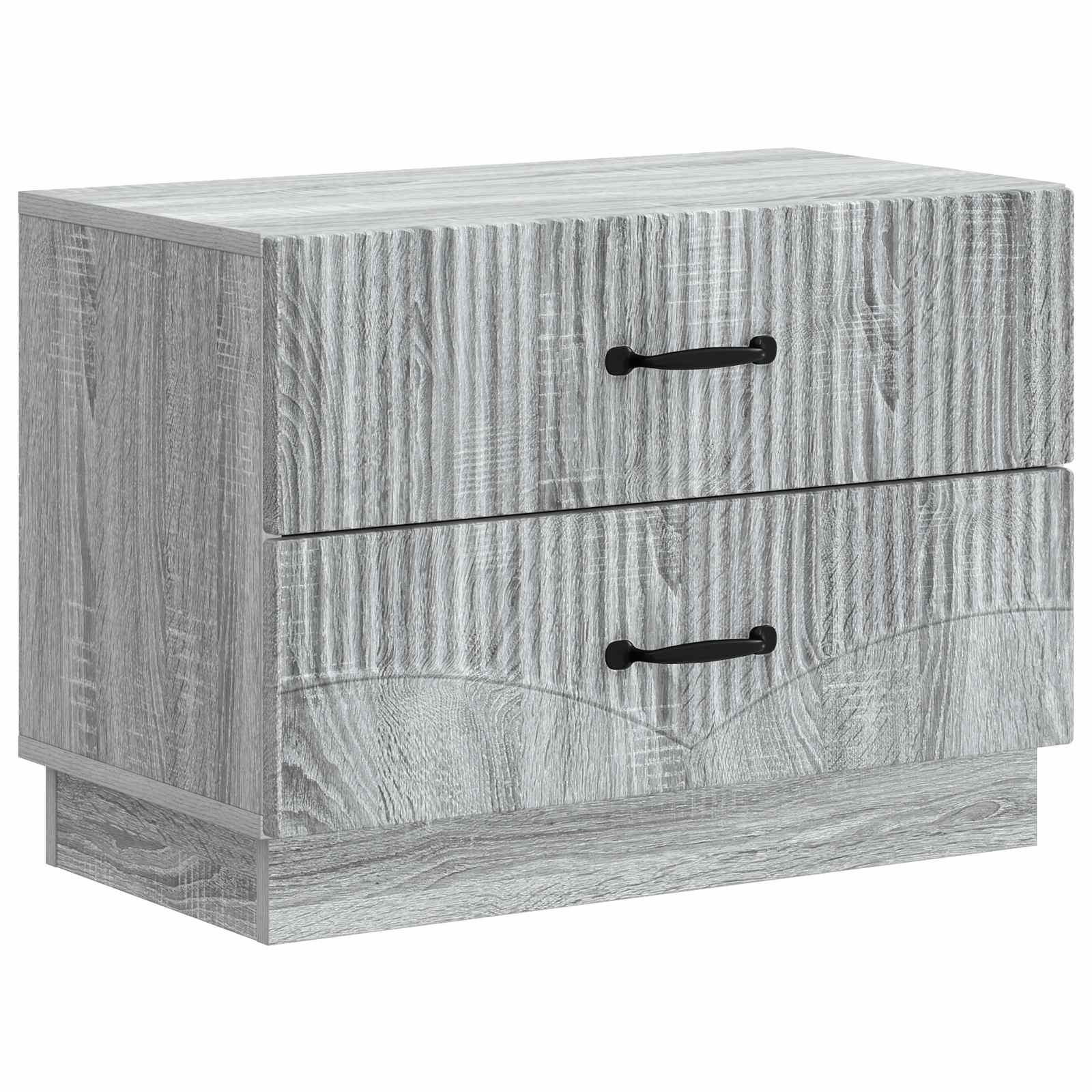 Armadio da Notte con cassetto Grigio Sonoma 62 x 34,5 x 44,5 cm | homemem39