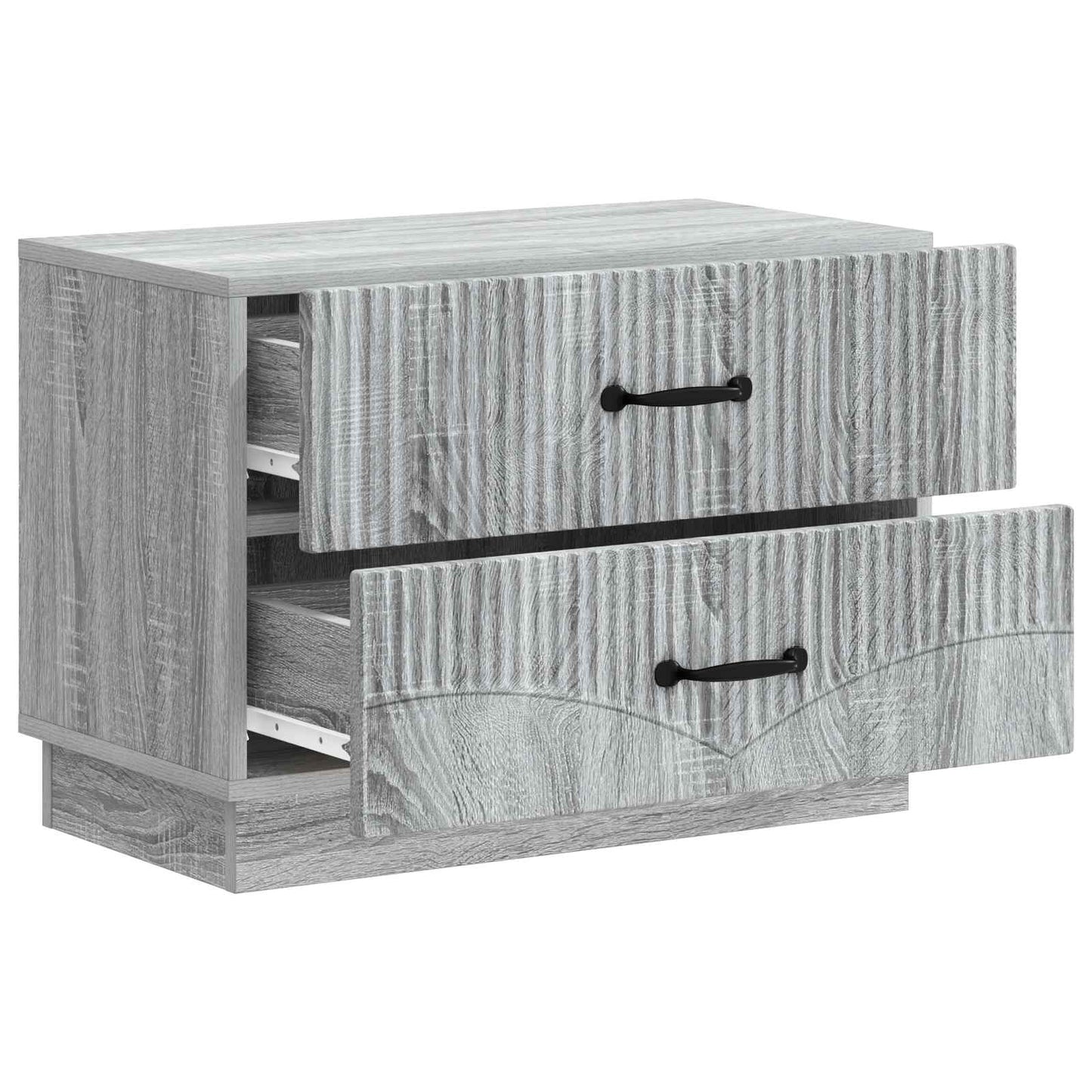 Armadio da Notte con cassetto Grigio Sonoma 62 x 34,5 x 44,5 cm | homemem39