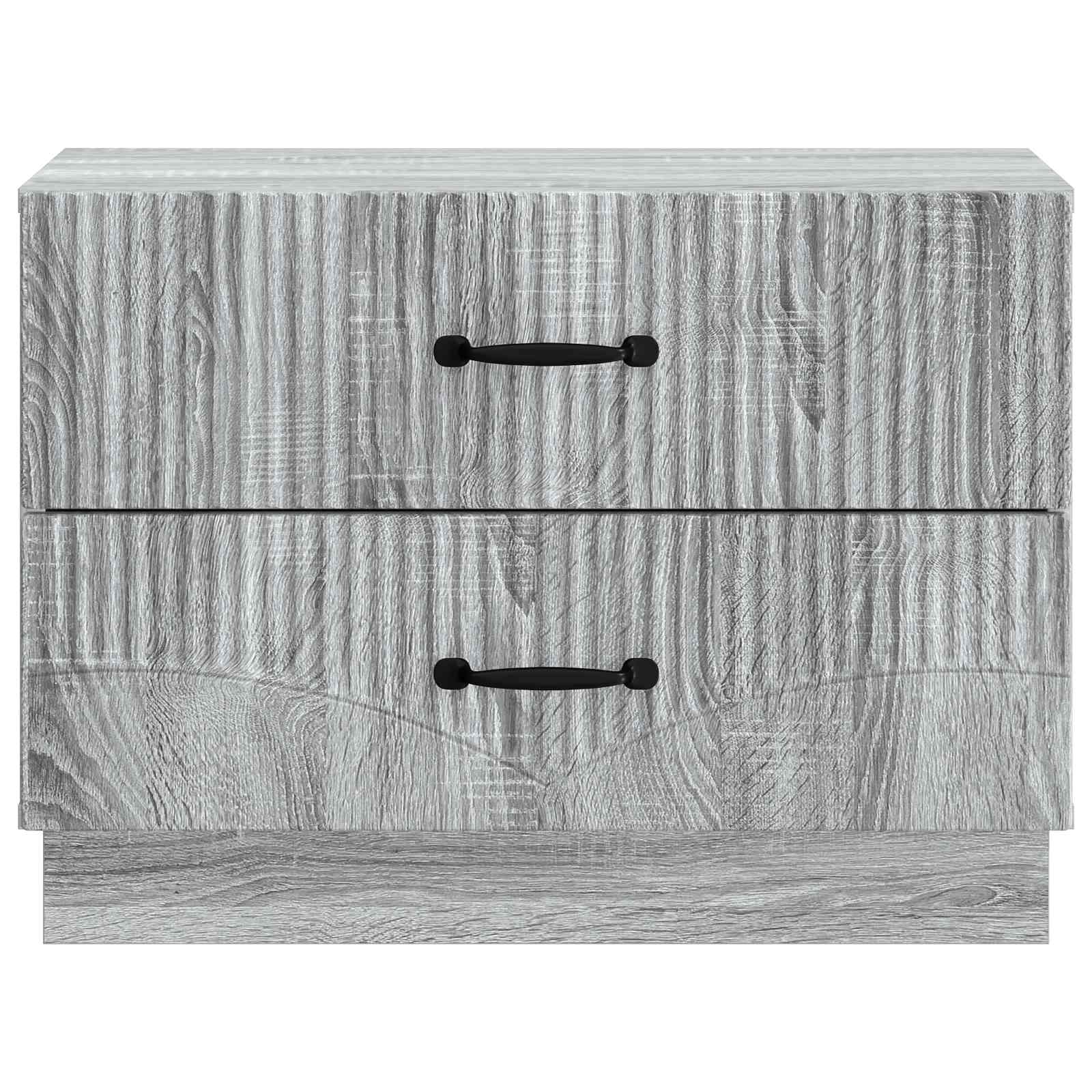 Armadio da Notte con cassetto Grigio Sonoma 62 x 34,5 x 44,5 cm | homemem39