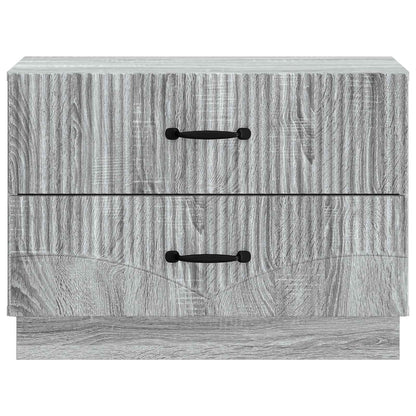 Armadio da Notte con cassetto Grigio Sonoma 62 x 34,5 x 44,5 cm | homemem39