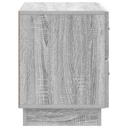 Armadio da Notte con cassetto Grigio Sonoma 62 x 34,5 x 44,5 cm