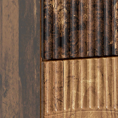 Armadio da Notte con cassetto Legno antico 62 x 34,5 x 44,5 cm | homemem39