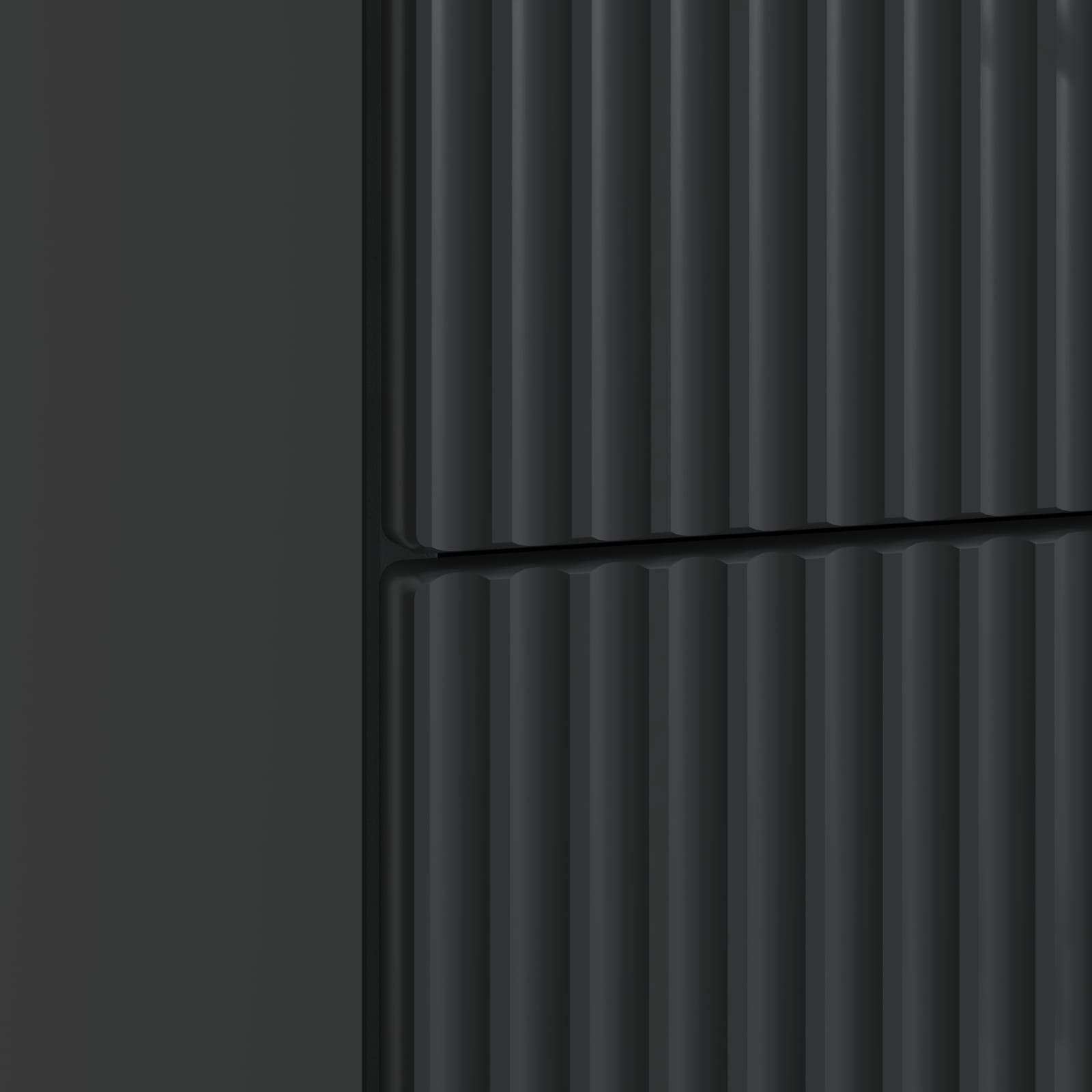 Armadio da Notte Nero 43 x 41 x 63,5 cm Legno ingegnerizzato | homemem39