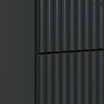 Armadio da Notte Nero 43 x 41 x 63,5 cm Legno ingegnerizzato