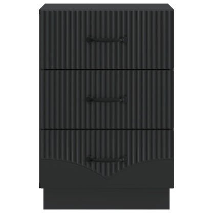 Armadio da Notte Nero 43 x 41 x 63,5 cm Legno ingegnerizzato