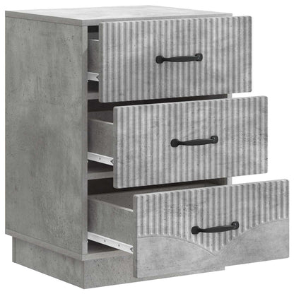 Armadio da Notte con cassetto Grigio Cemento 43 x 41 x 63,5 cm | homemem39