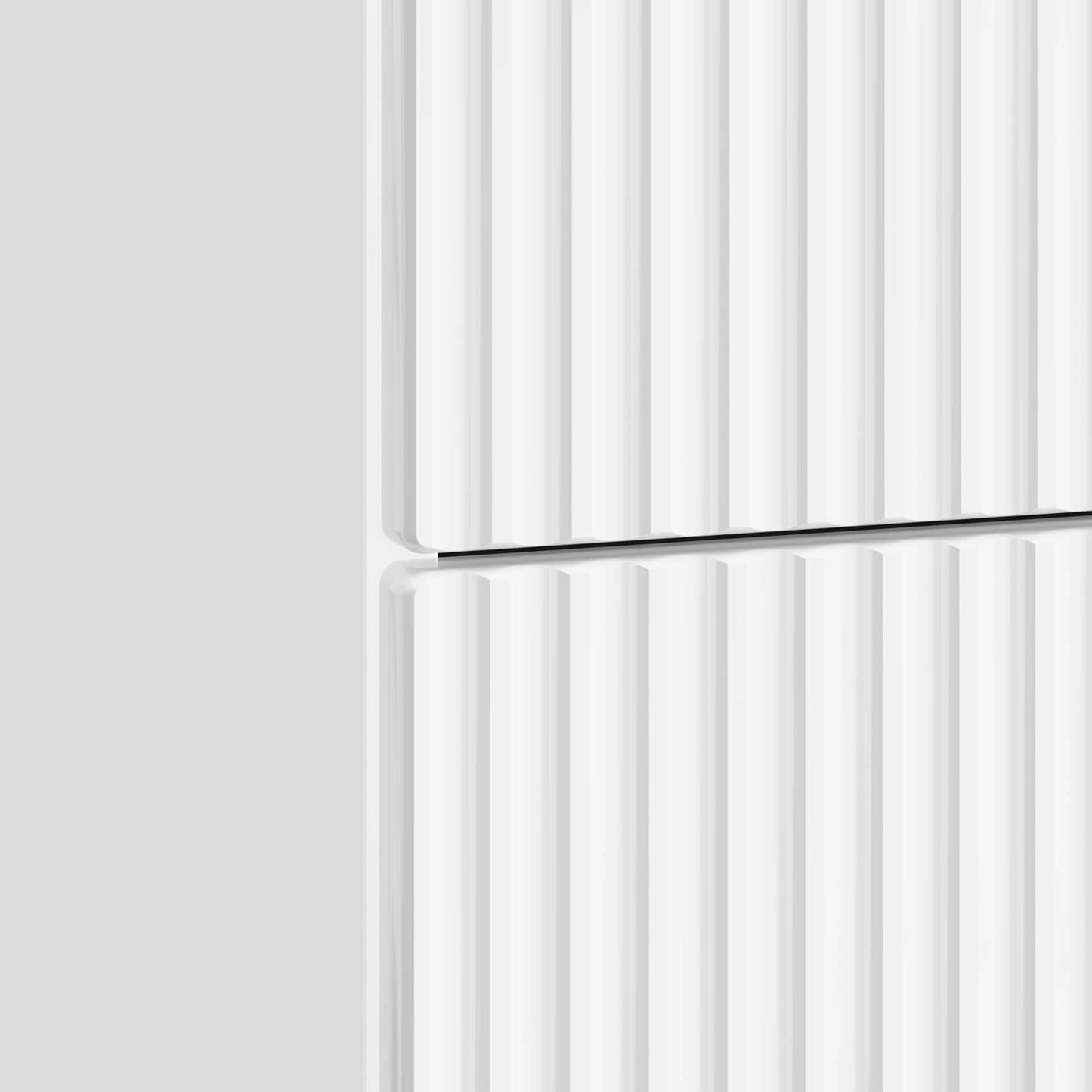 Armadio da Notte con cassetto Bianco Lucido 43 x 41 x 63,5 cm | homemem39