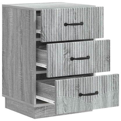 Armadio da Notte con cassetto Grigio Sonoma 43 x 41 x 63,5 cm