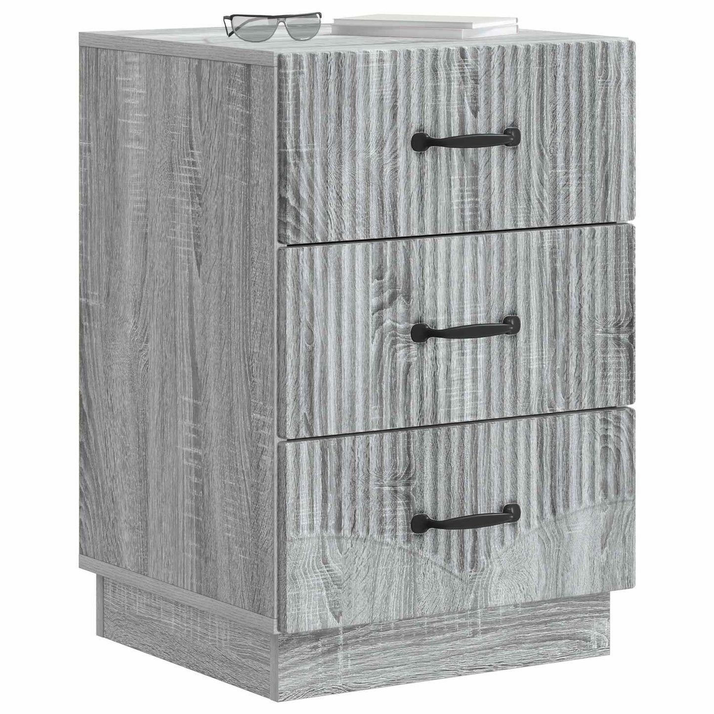 Armadio da Notte con cassetto Grigio Sonoma 43 x 41 x 63,5 cm