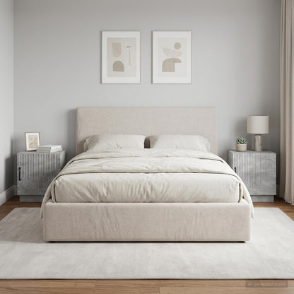 Comodino 2 pcs Grigio Concretè 43 x 34,5 x 47 cm | homemem39