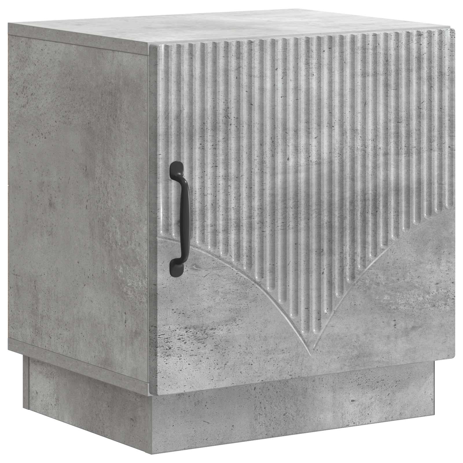 Comodino 2 pcs Grigio Concretè 43 x 34,5 x 47 cm | homemem39