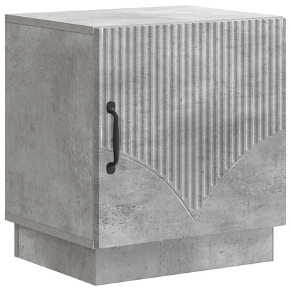 Comodino 2 pcs Grigio Concretè 43 x 34,5 x 47 cm | homemem39