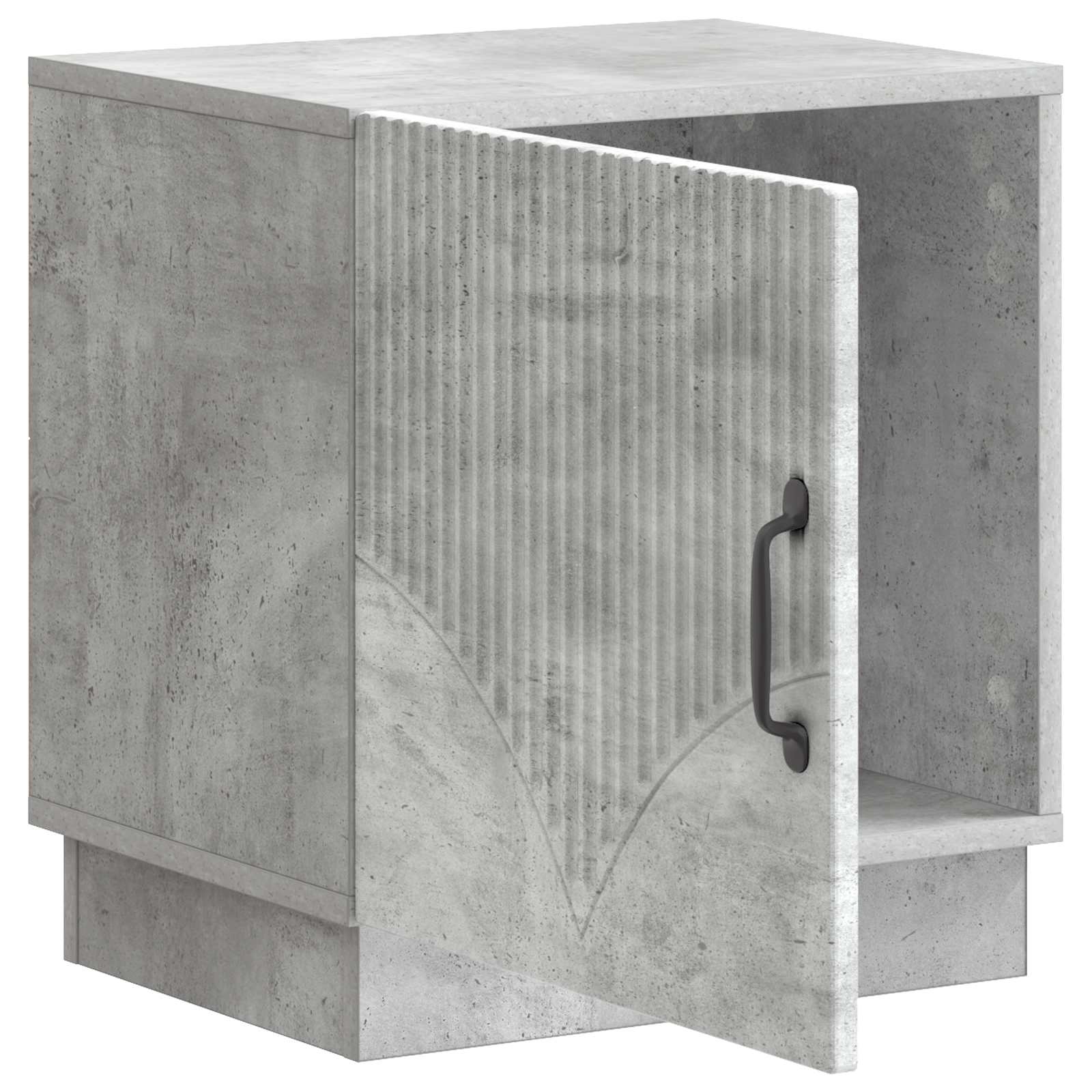 Comodino 2 pcs Grigio Concretè 43 x 34,5 x 47 cm | homemem39