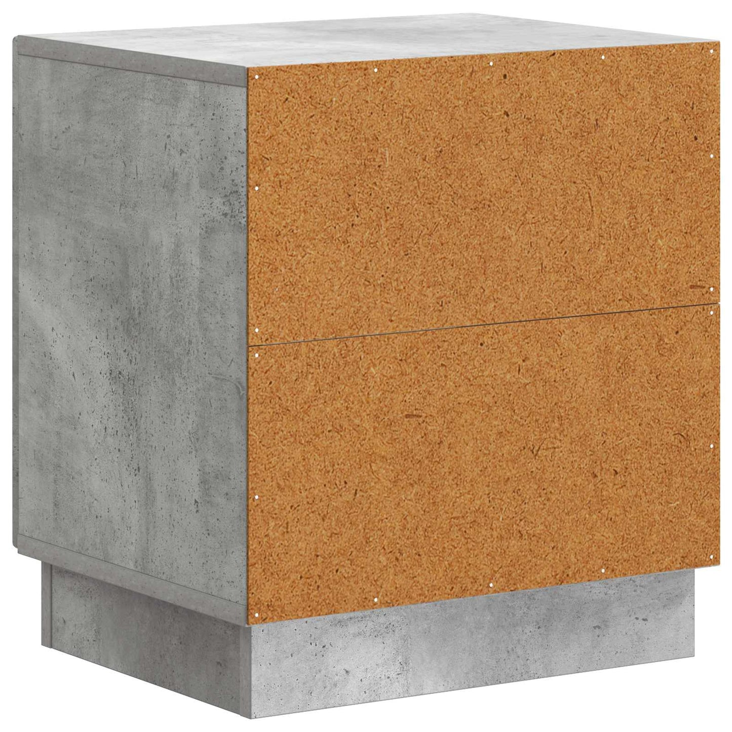 Comodino 2 pcs Grigio Concretè 43 x 34,5 x 47 cm | homemem39