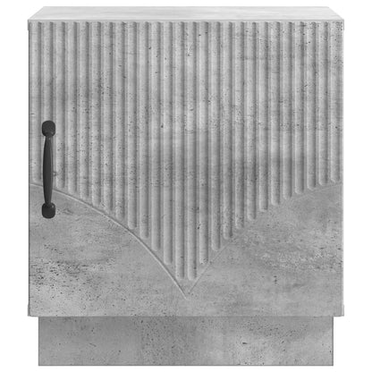 Comodino 2 pcs Grigio Concretè 43 x 34,5 x 47 cm | homemem39