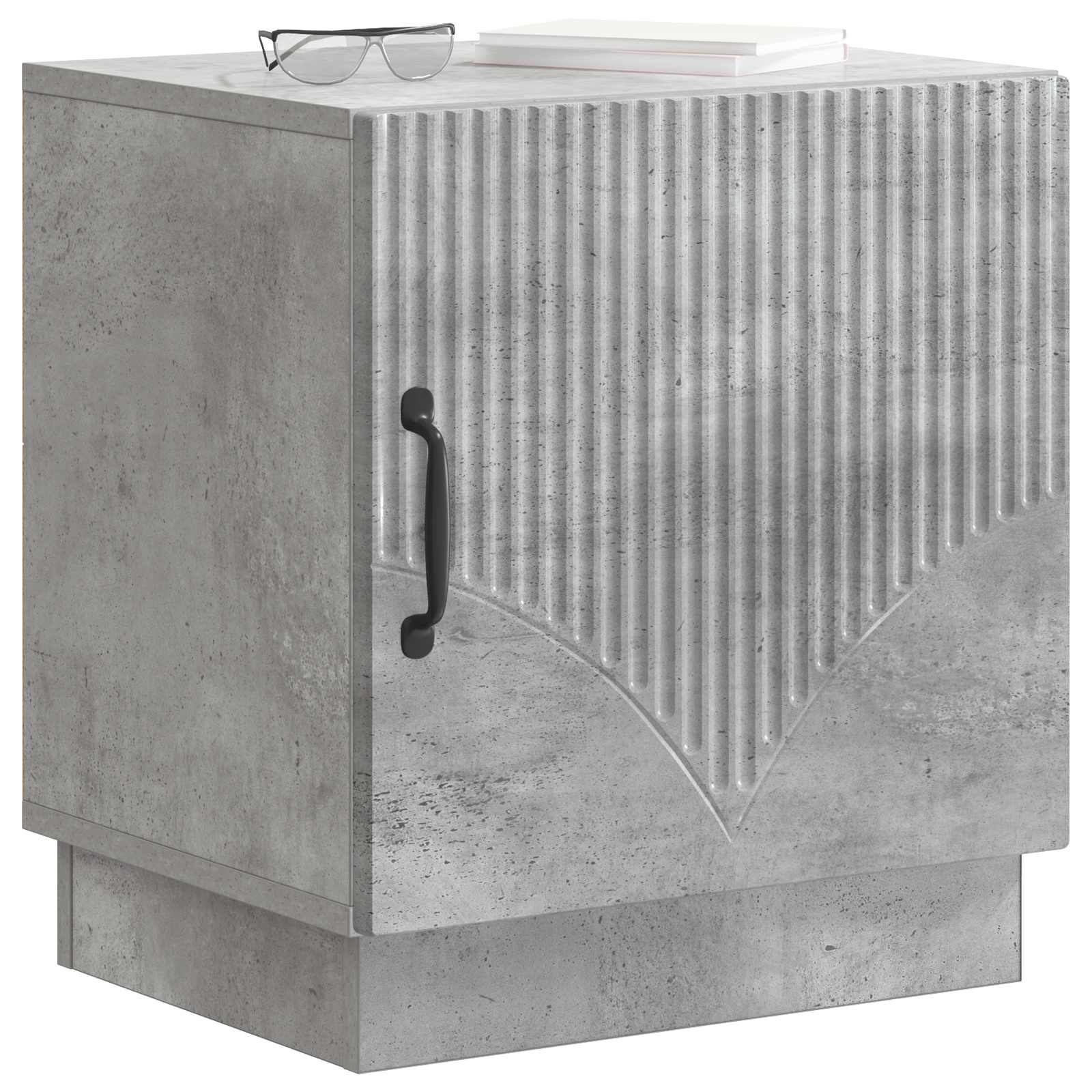 Comodino 2 pcs Grigio Concretè 43 x 34,5 x 47 cm | homemem39