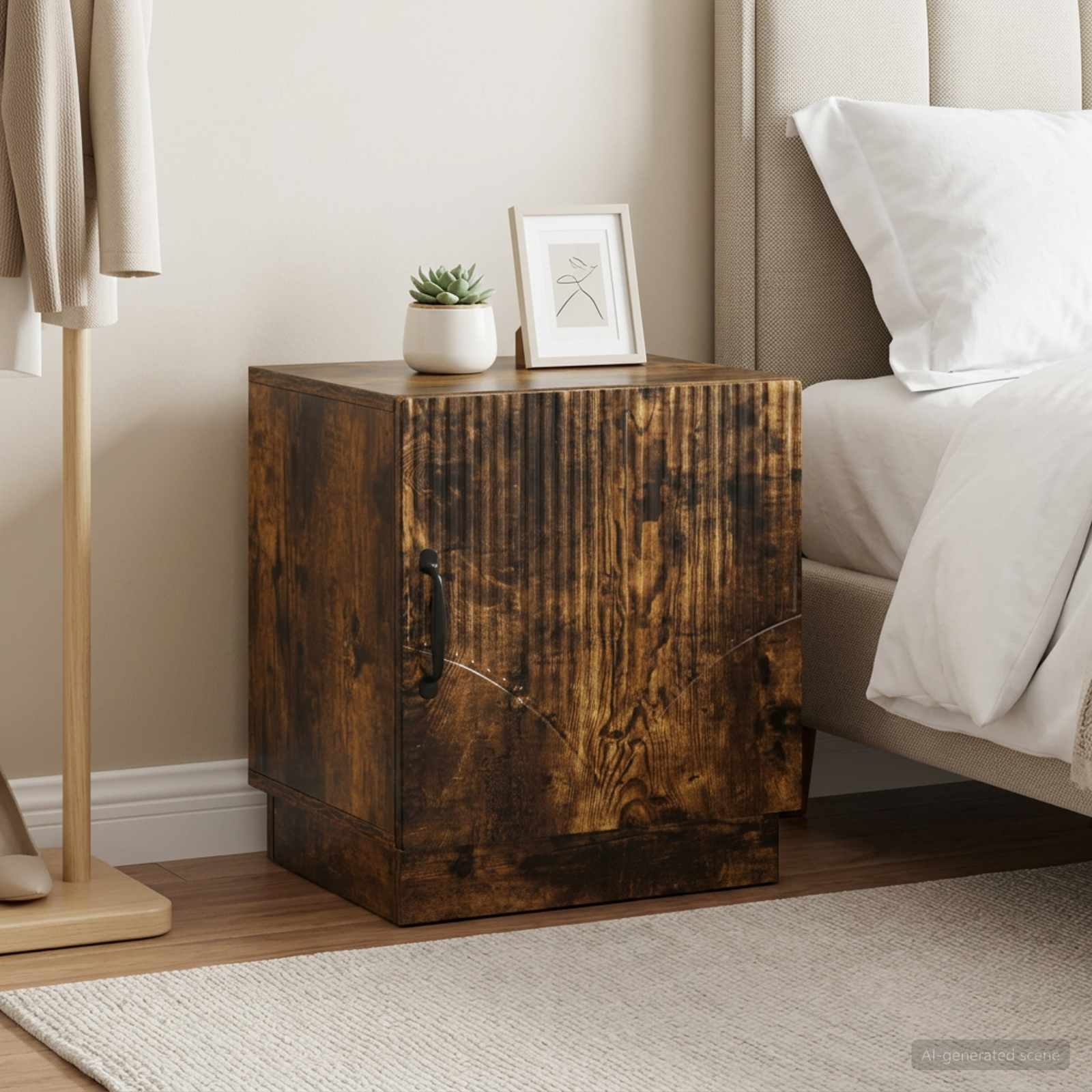 Comodino 2 pcs Rovere Fumo 43 x 34,5 x 47 cm | homemem39