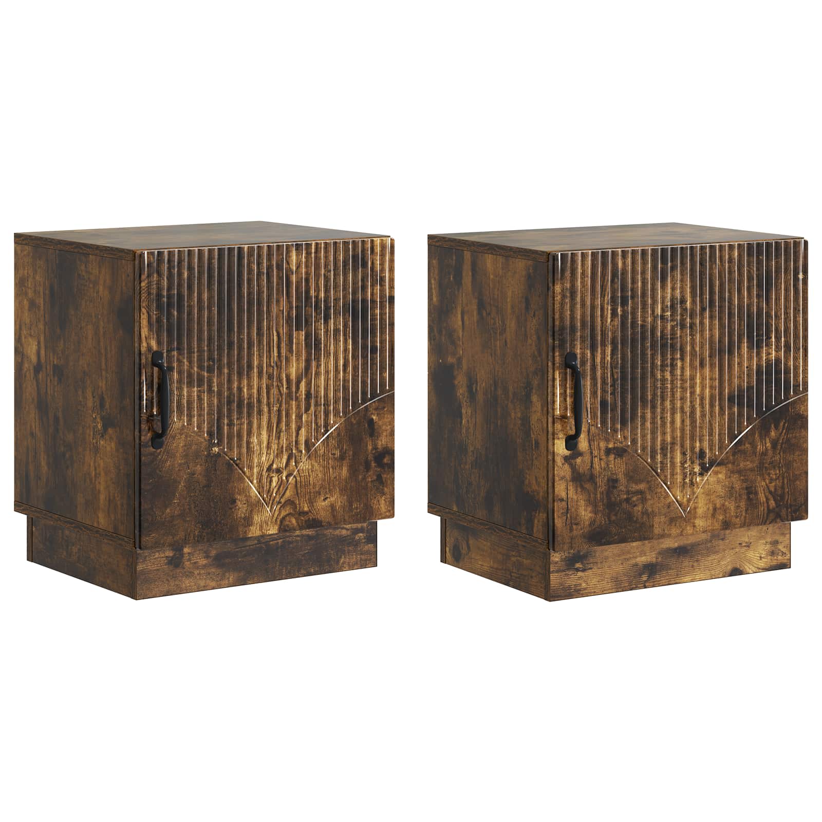 Comodino 2 pcs Rovere Fumo 43 x 34,5 x 47 cm | homemem39