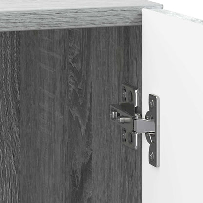 Comodino Sonoma grigio 43 x 34,5 x 47 cm Legno ingegnerizzato | homemem39