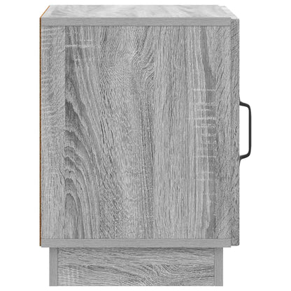Comodino Sonoma grigio 43 x 34,5 x 47 cm Legno ingegnerizzato | homemem39