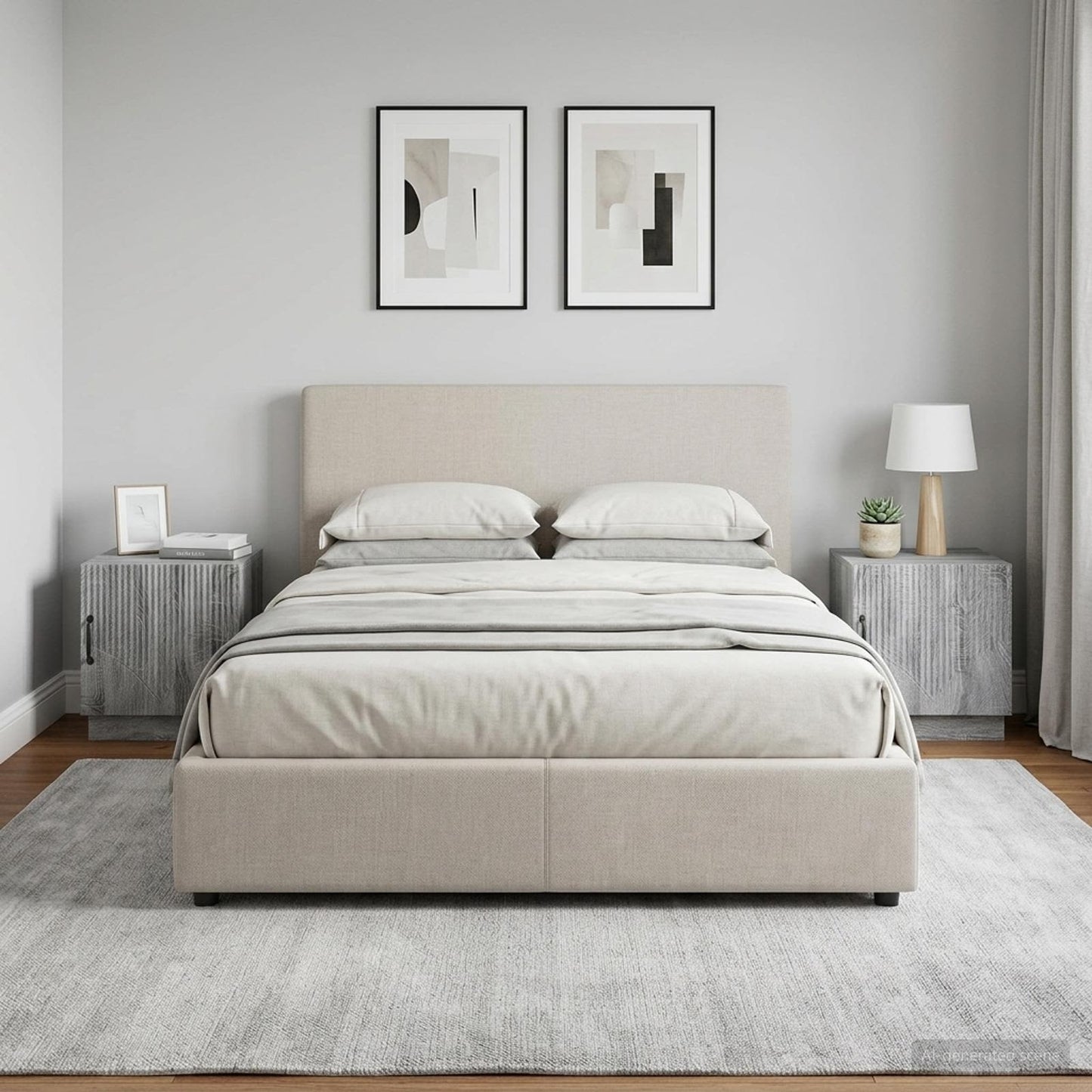 Comodino 2 pcs Sonoma grigio 43 x 34,5 x 47 cm | homemem39