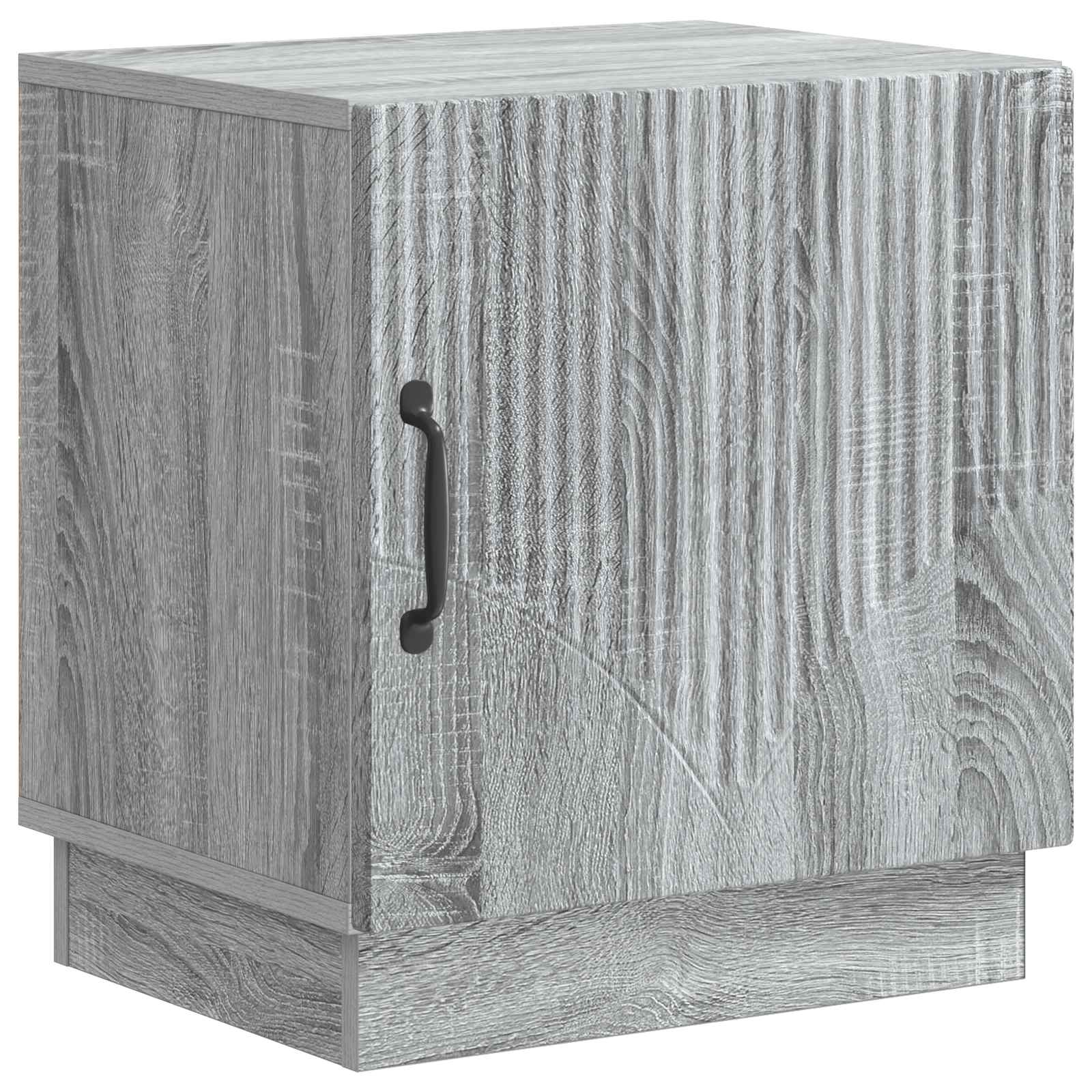 Comodino 2 pcs Sonoma grigio 43 x 34,5 x 47 cm | homemem39