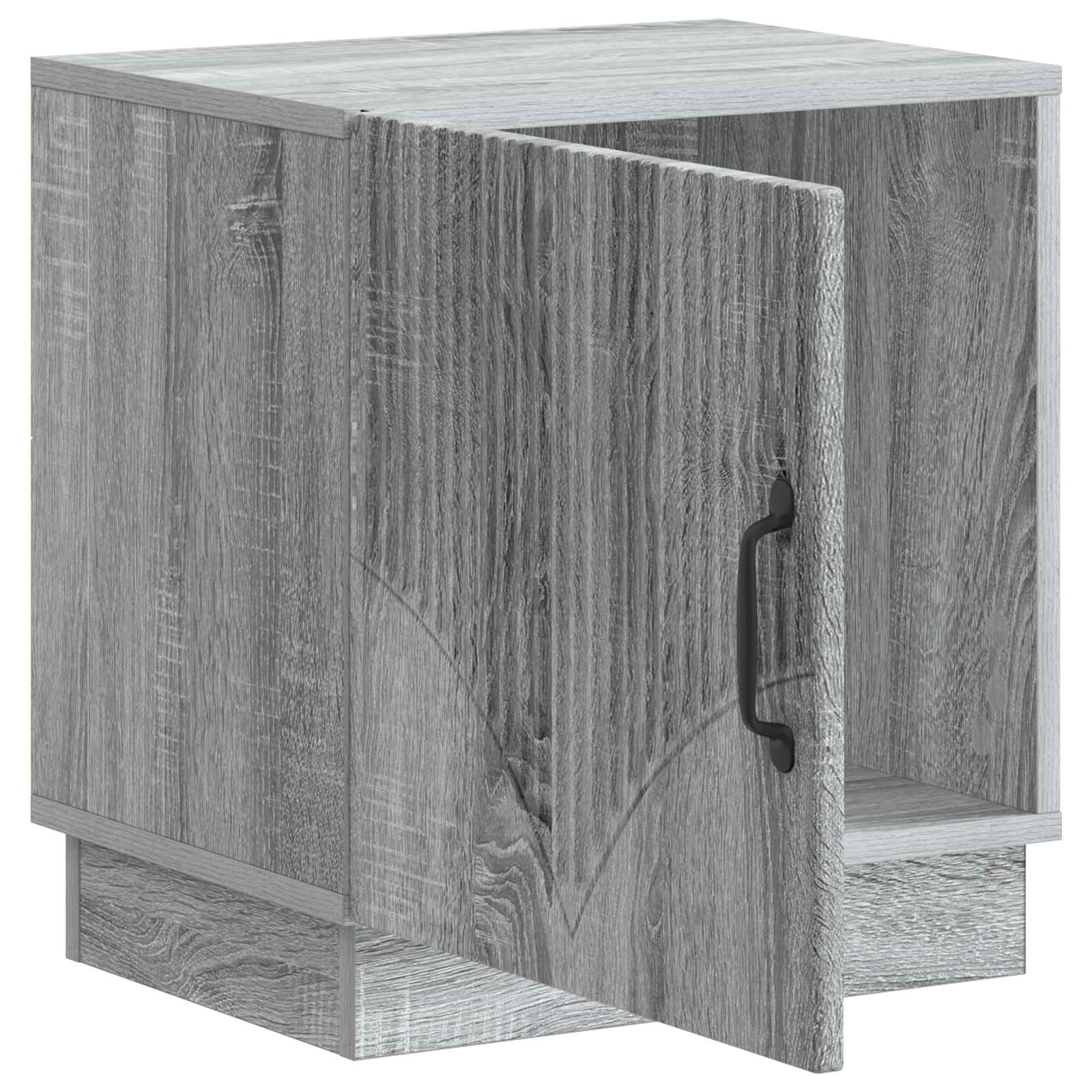 Comodino 2 pcs Sonoma grigio 43 x 34,5 x 47 cm | homemem39
