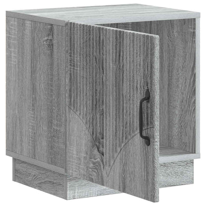 Comodino 2 pcs Sonoma grigio 43 x 34,5 x 47 cm | homemem39