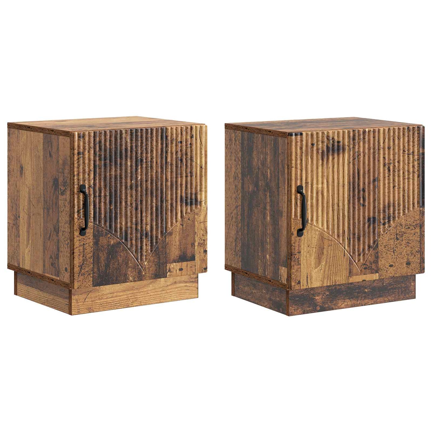 Comodino 2 pcs Legno antico 43 x 34,5 x 47 cm | homemem39