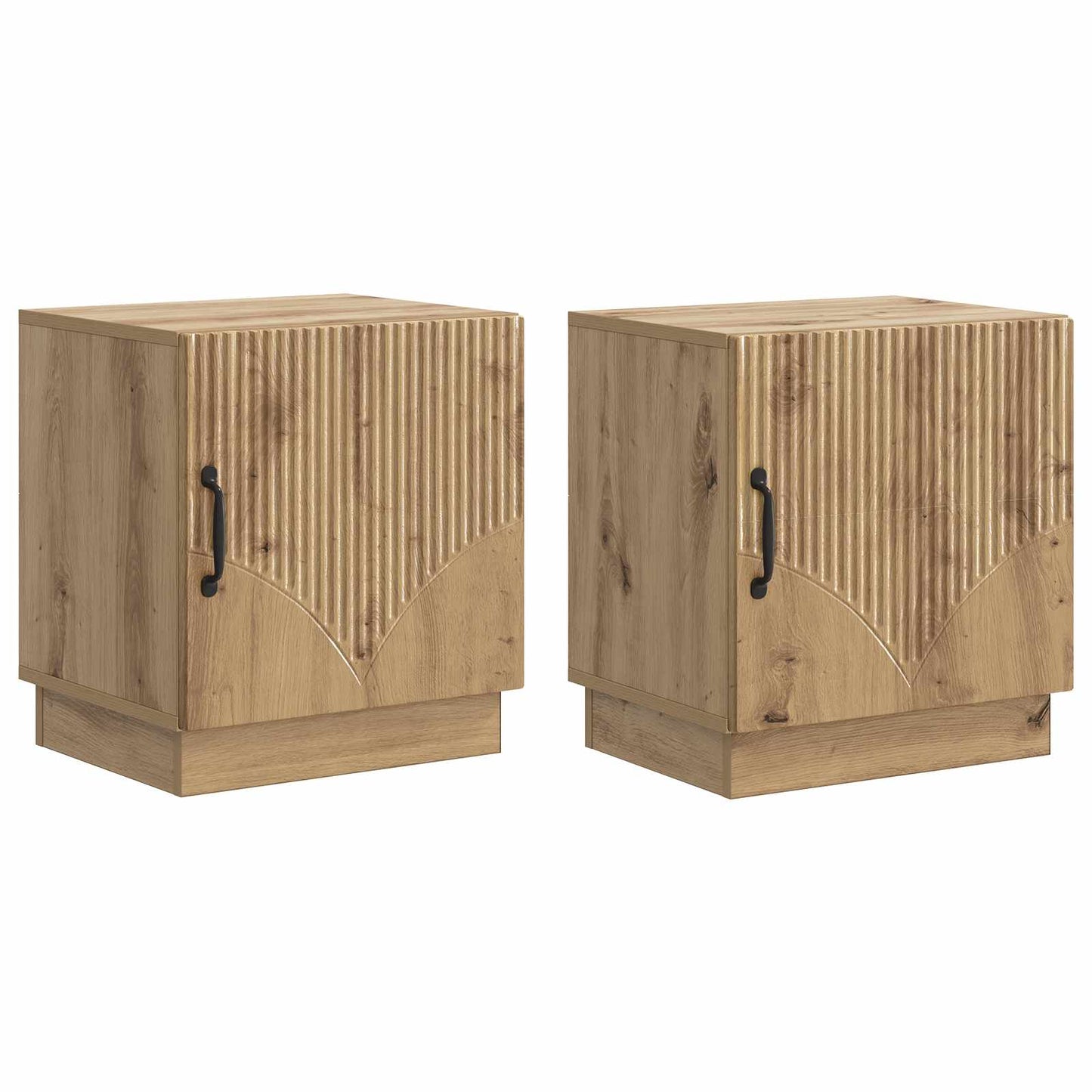 Comodino 2 pz Rovere Artigianale 43 x 34,5 x 47 cm