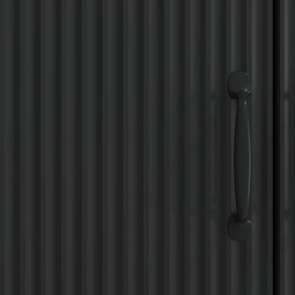 Credenza Nero 66 x 34,5 x 87 cm Legno ingegnerizzato