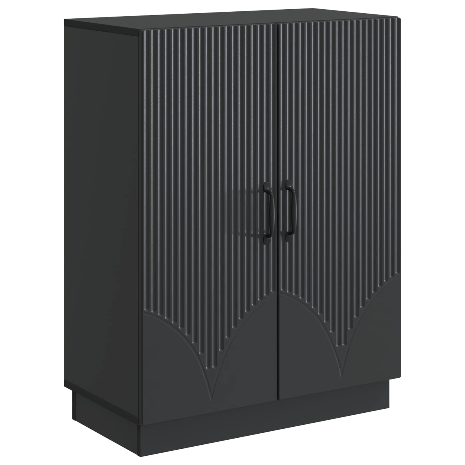 Credenza Nero 66 x 34,5 x 87 cm Legno ingegnerizzato | homemem39