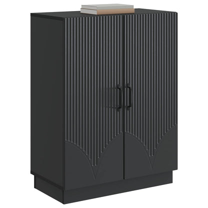 Credenza Nero 66 x 34,5 x 87 cm Legno ingegnerizzato
