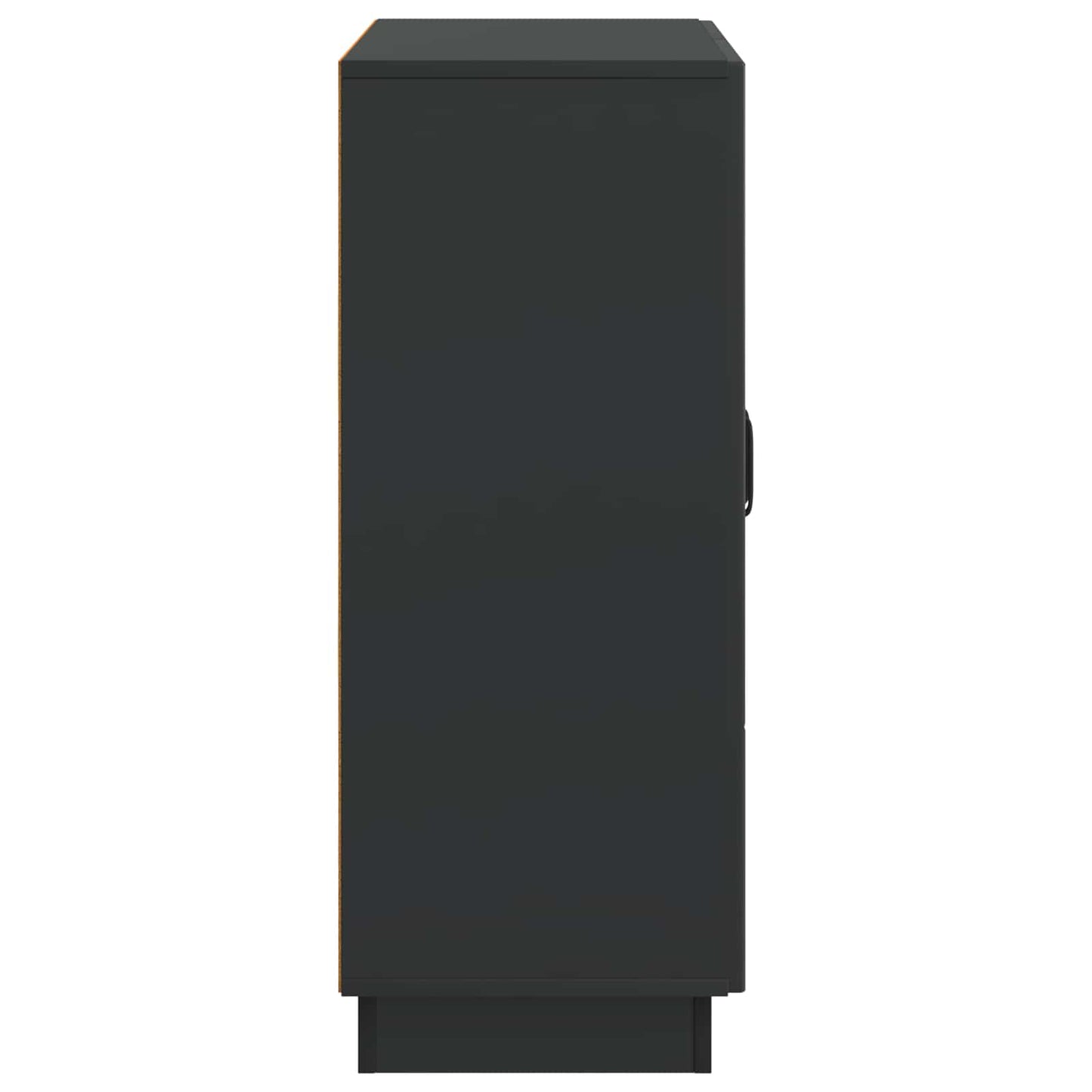 Credenza Nero 66 x 34,5 x 87 cm Legno ingegnerizzato