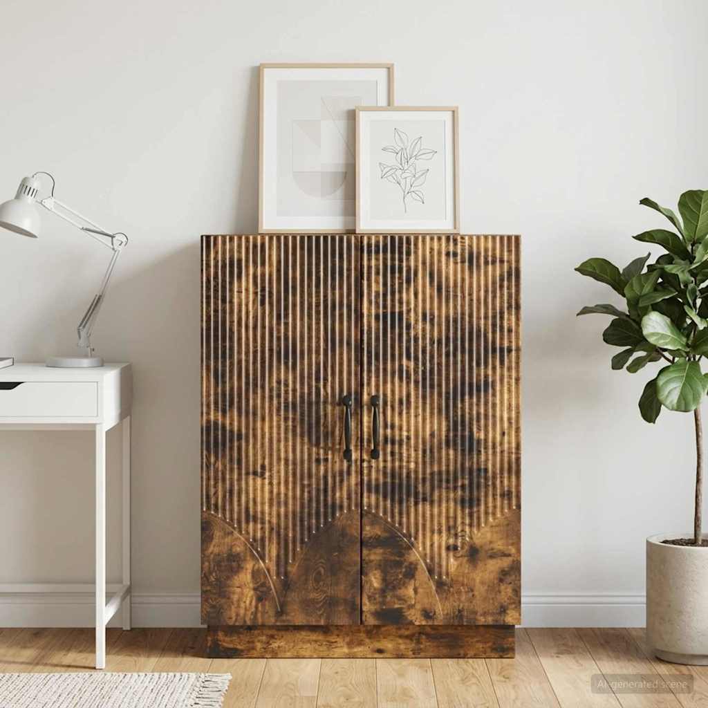 Credenza Rovere Fumo 66 x 34,5 x 87 cm Legno ingegnerizzato - homemem39