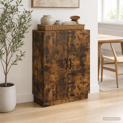 Credenza Rovere Fumo 66 x 34,5 x 87 cm Legno ingegnerizzato - homemem39