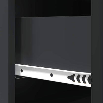 Mobile con Cassetti Nero 66 x 34,5 x 87 cm Legno ingegnerizzato | homemem39